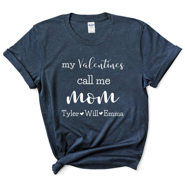 Custom Valentines Day Mom Shirt