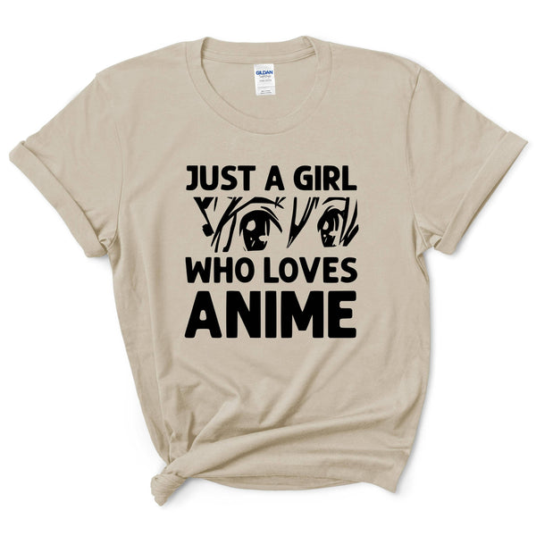 Girl Who Loves Anime Shirt
