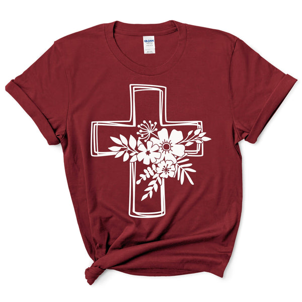 Floral Cross Shirt