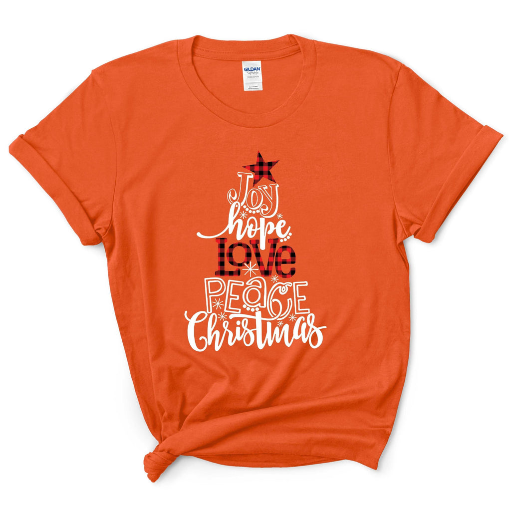 Joy Hope Love Peace Christmas Shirt