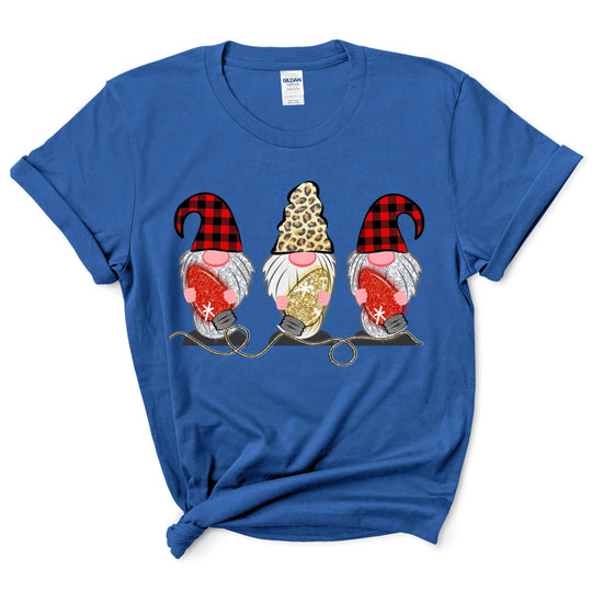 Gnomes with festoon lights