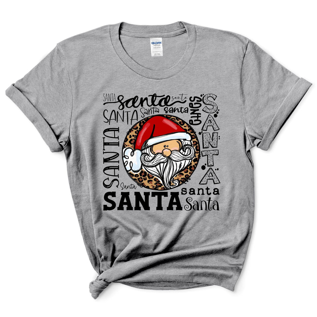 Leopard Santa T-Shirt