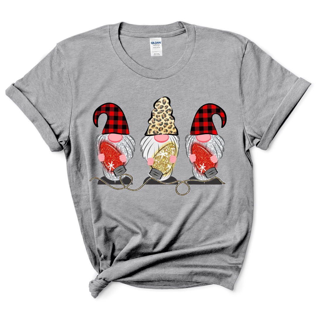 Gnomes with festoon lights