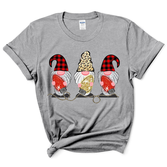 Gnomes with festoon lights