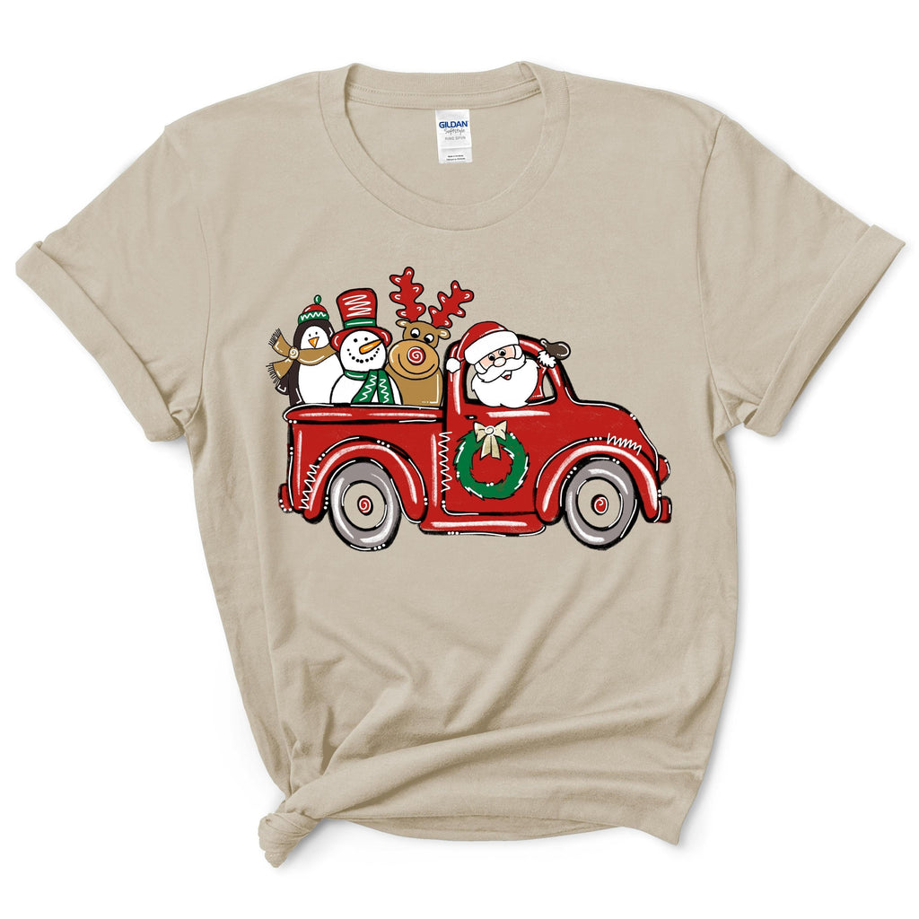 Santa Claus Driving A Car T-Shirt