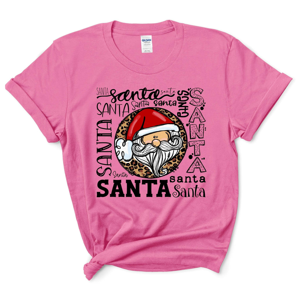 Leopard Santa T-Shirt