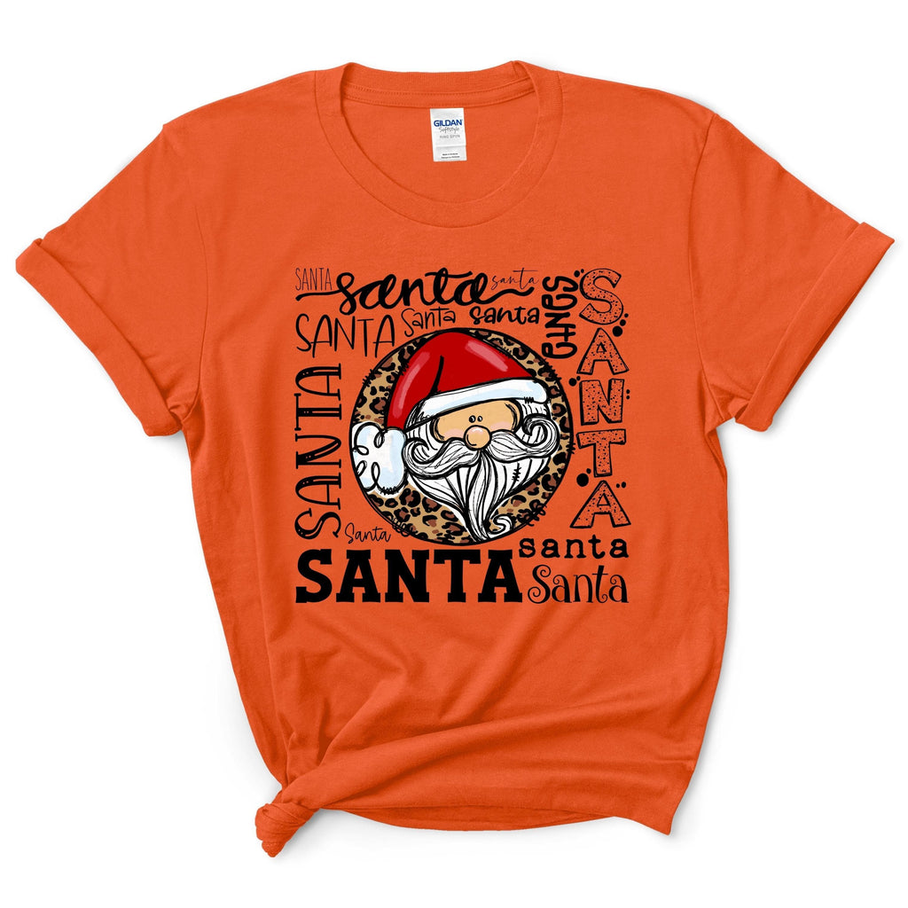 Leopard Santa T-Shirt