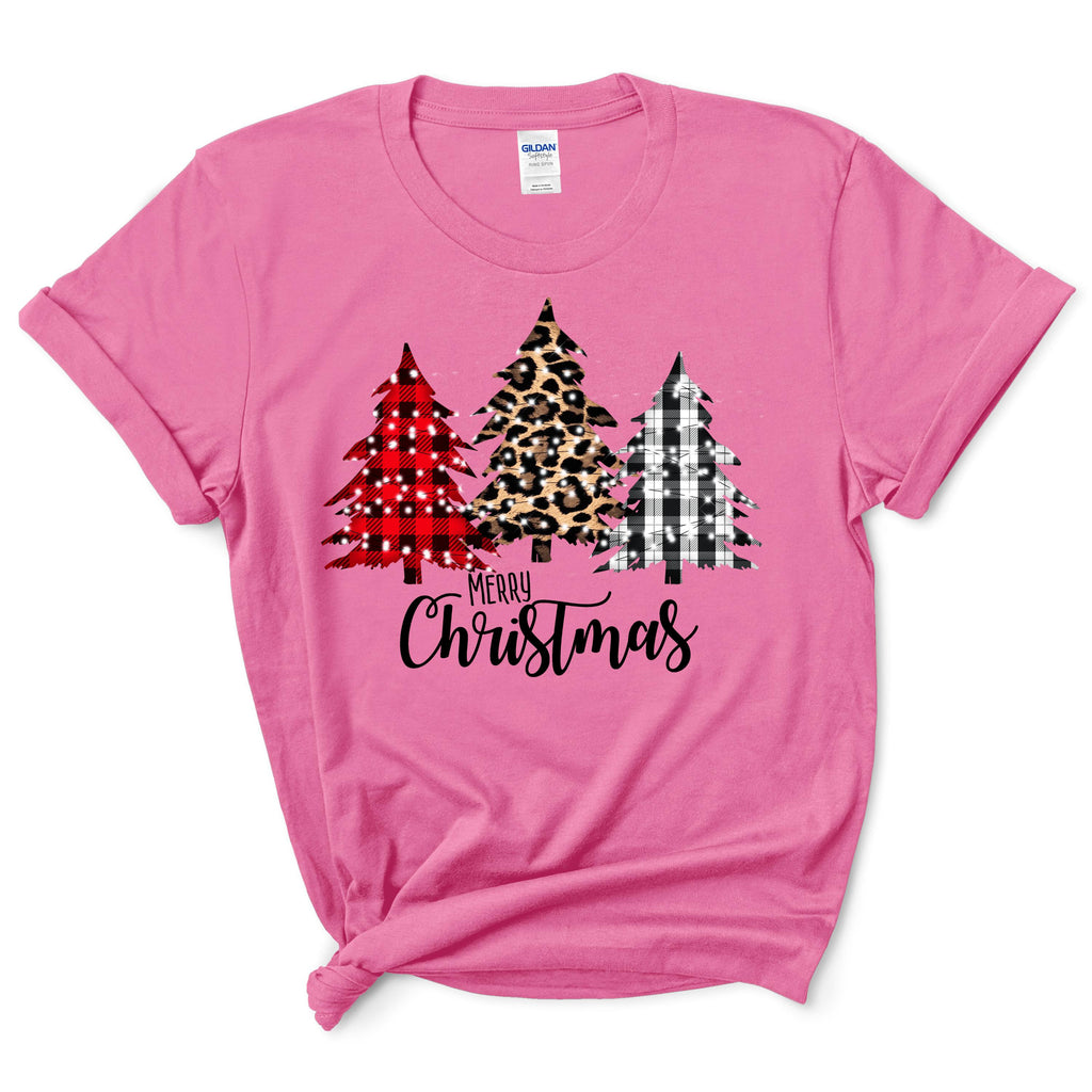 Leopard Buffalo Plaid Christmas Trees