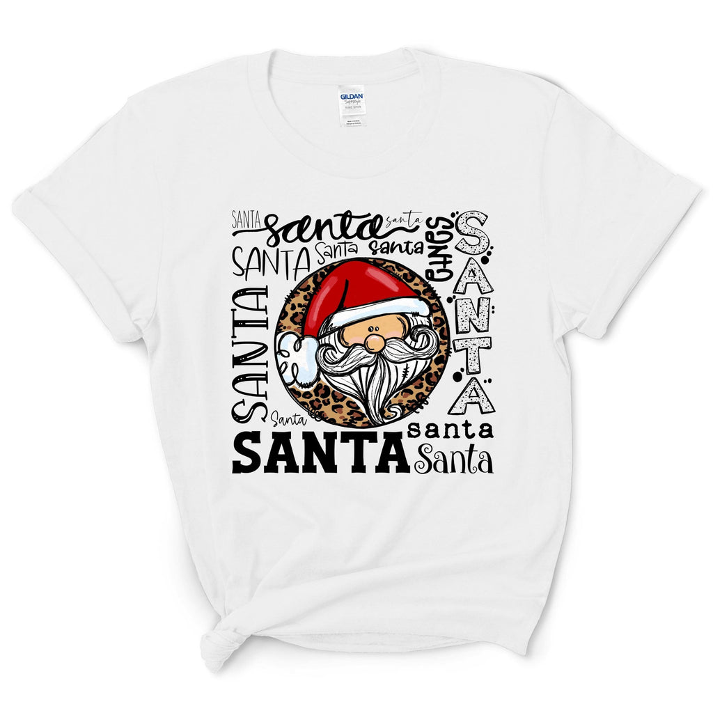 Leopard Santa T-Shirt