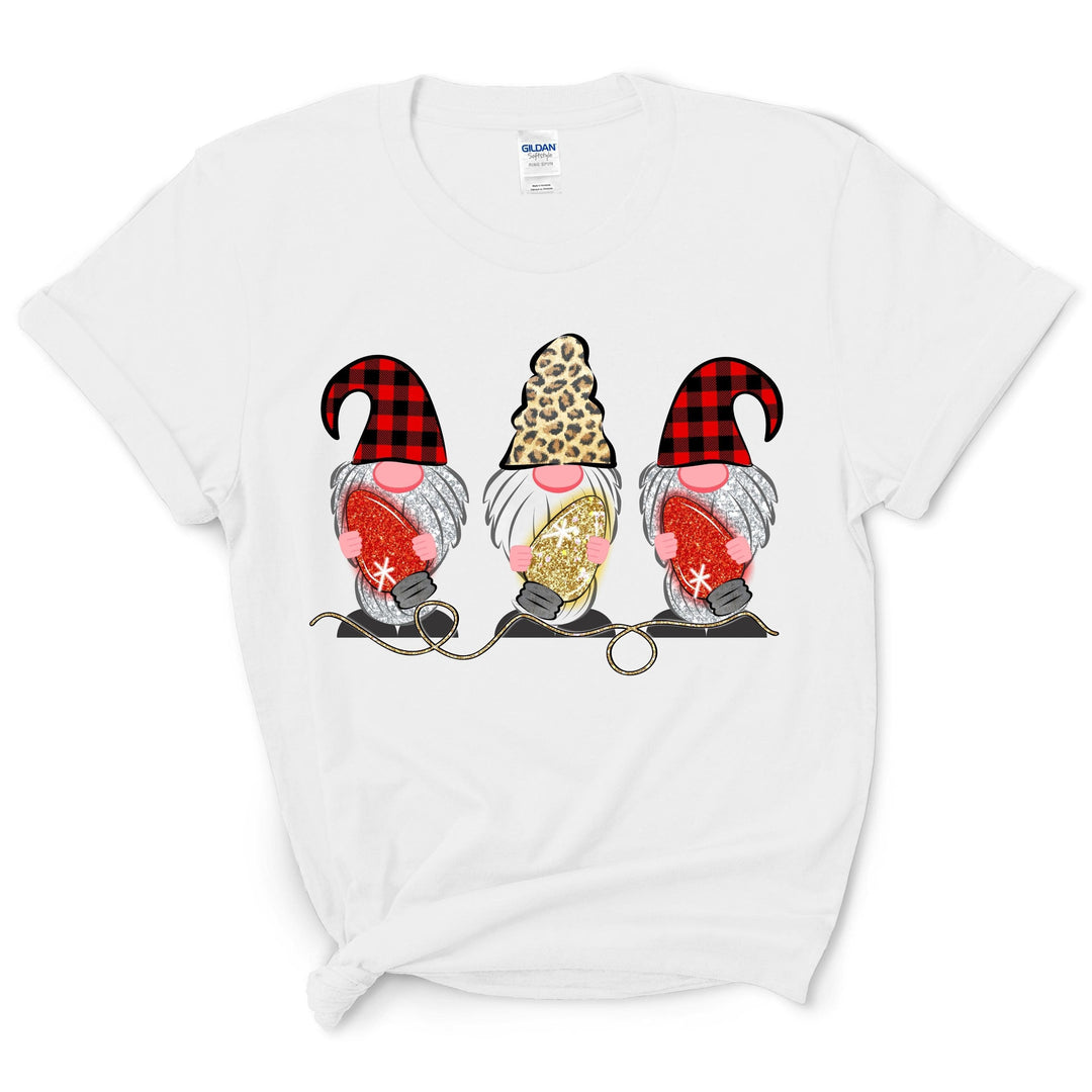 Gnomes with festoon lights