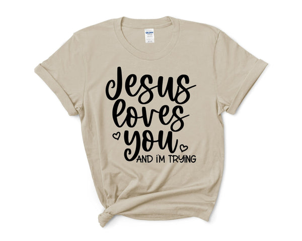 Jesus Loves You, Jesus Love, Jesus T-Shirt, Christian T Shirts, Faith Shirts, Church Gifts, Believer, Unisex Shirts, Women's Shirts