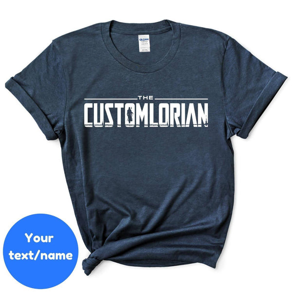 Mandalorian Custom Text/Name Shirt
