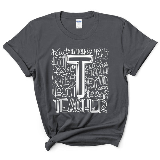 Teacher Typography Shirt