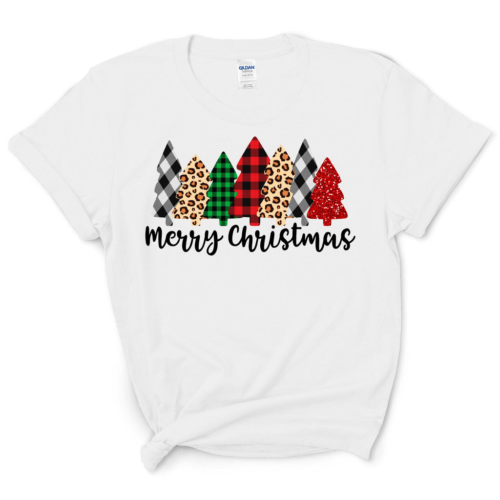 Leopard Christmas Tree Shirt