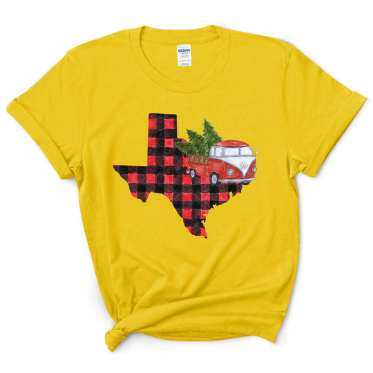 Christmas Plaid States Shirts