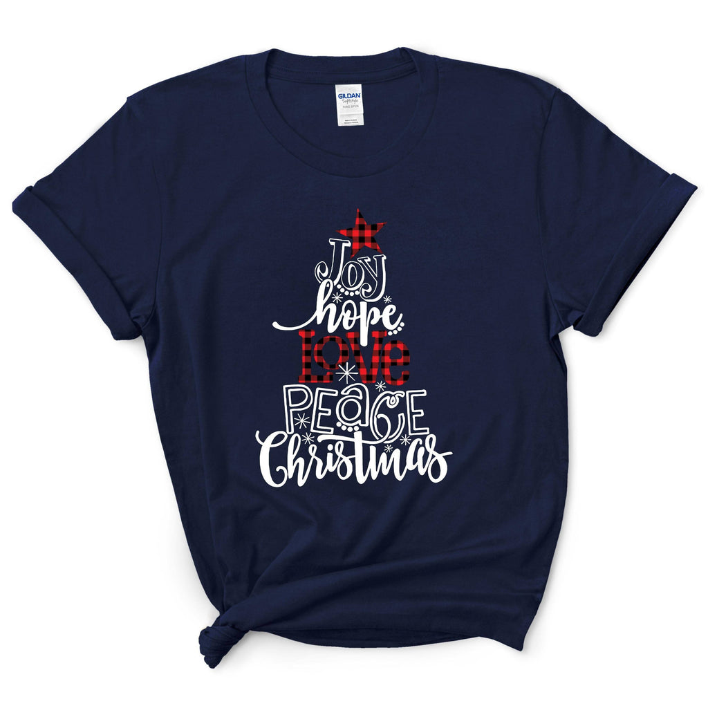 Joy Hope Love Peace Christmas Shirt