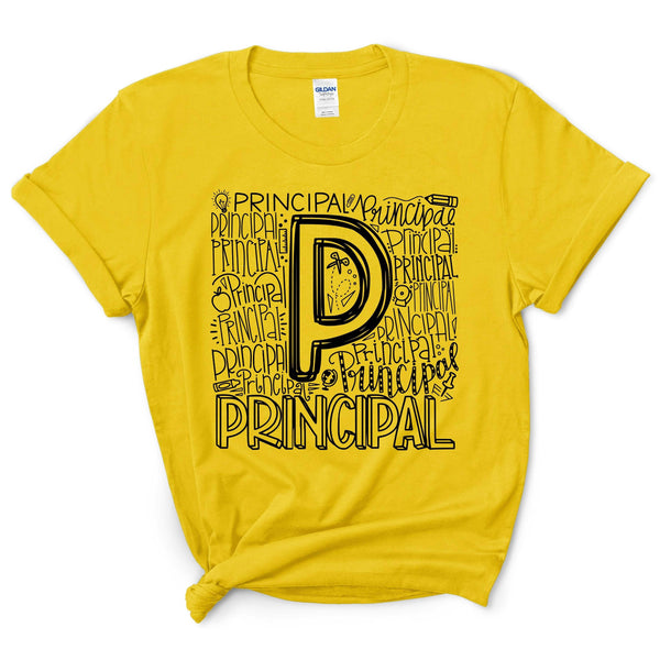 Principal Typography T-shirt