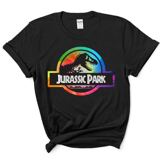 Custom Rainbow Jurassic Park Shirt