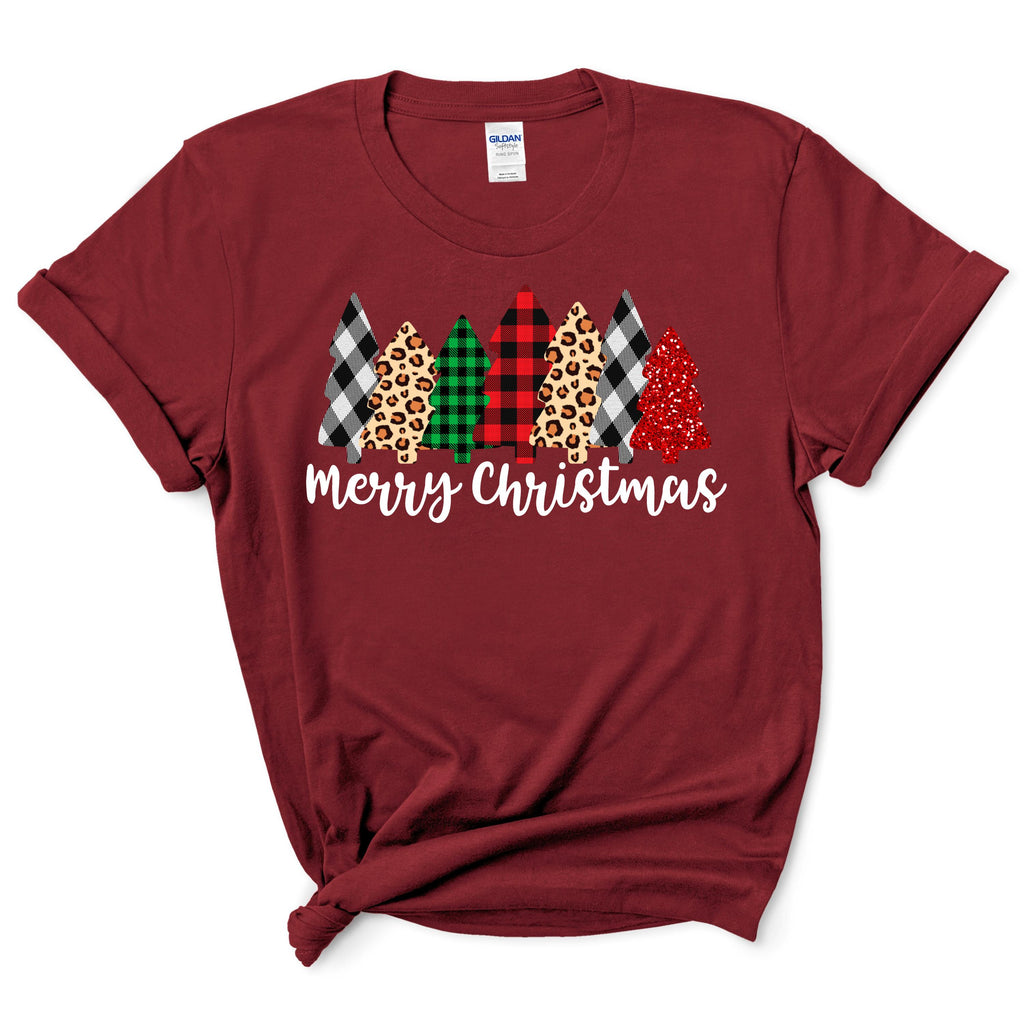Leopard Christmas Tree Shirt