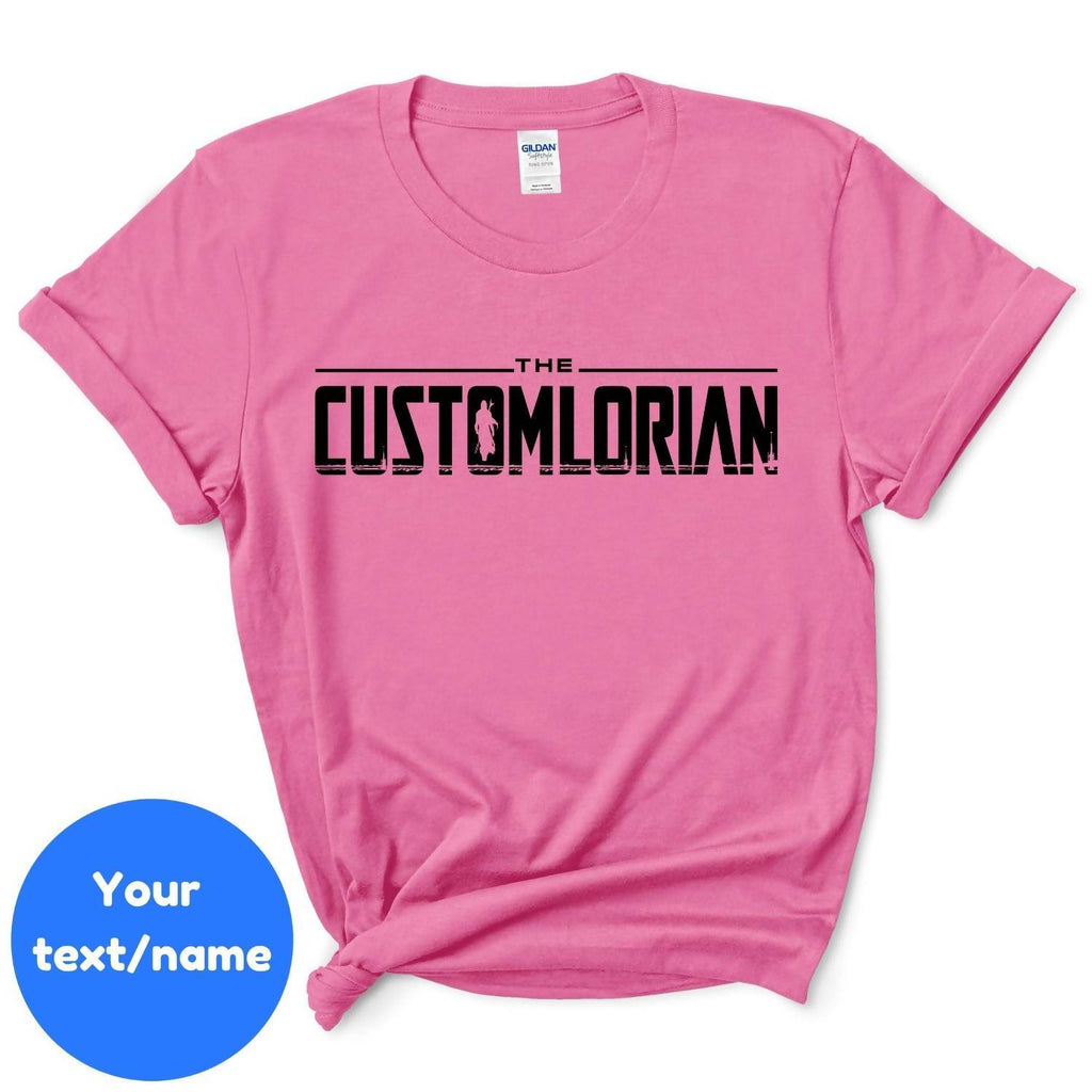 Mandalorian Custom Text/Name Shirt
