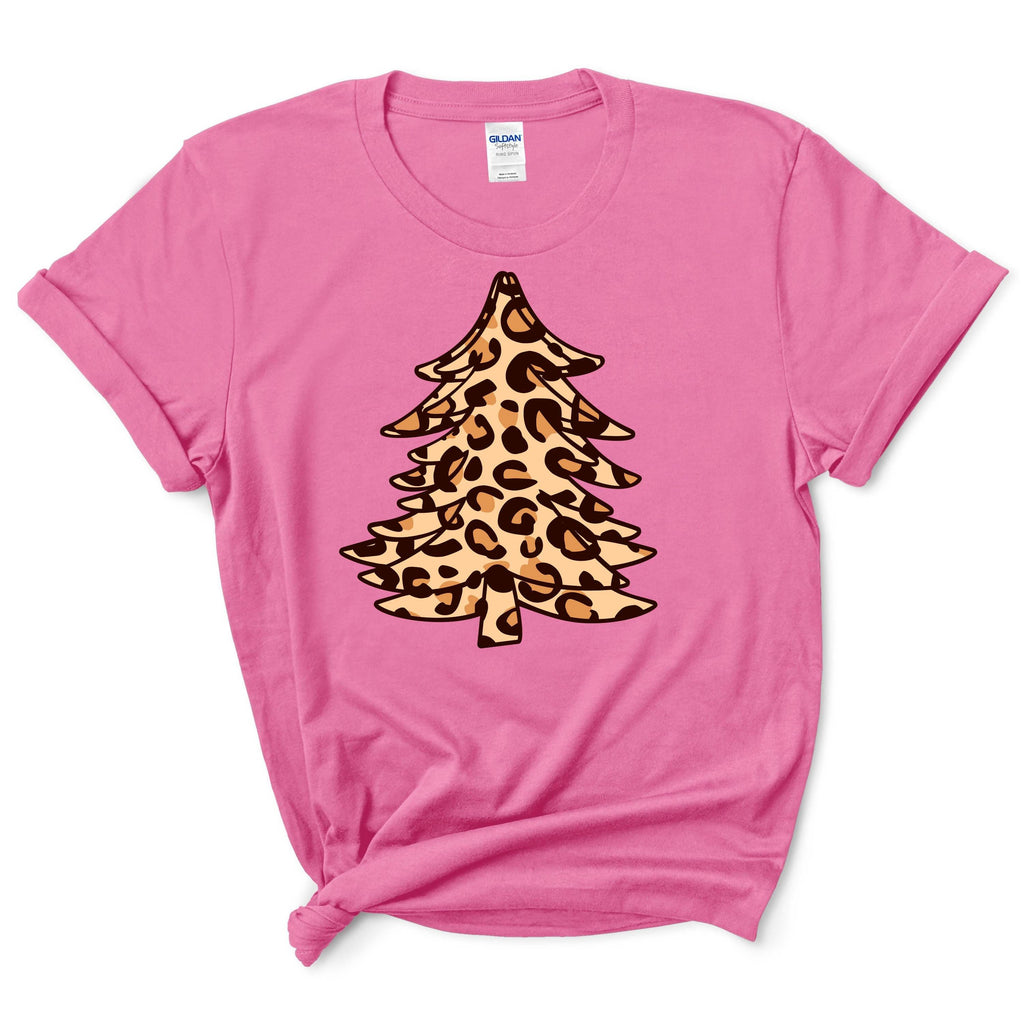 Leopard Cheetah Christmas Tree Shirt