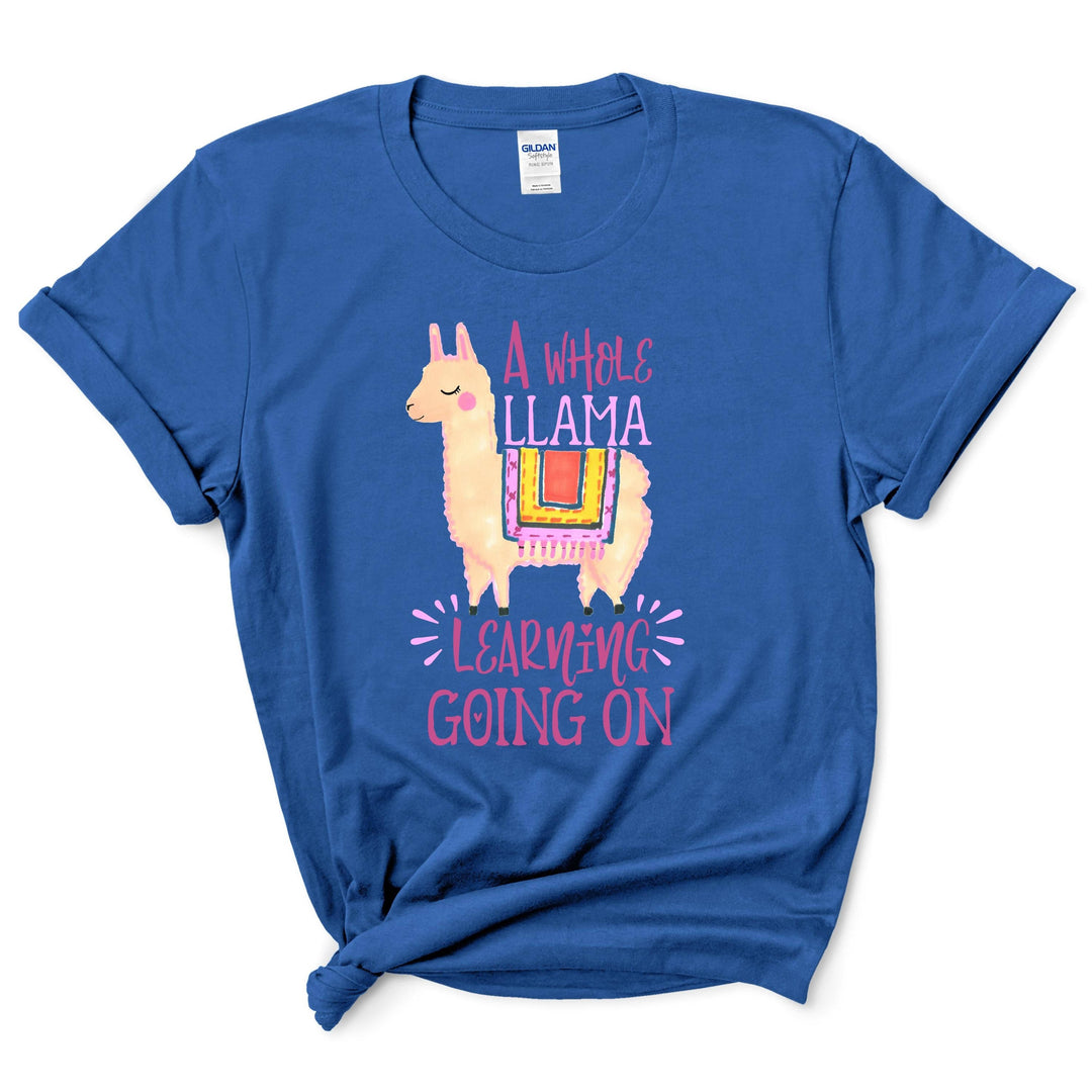 A Whole Llama Goin On Shirt
