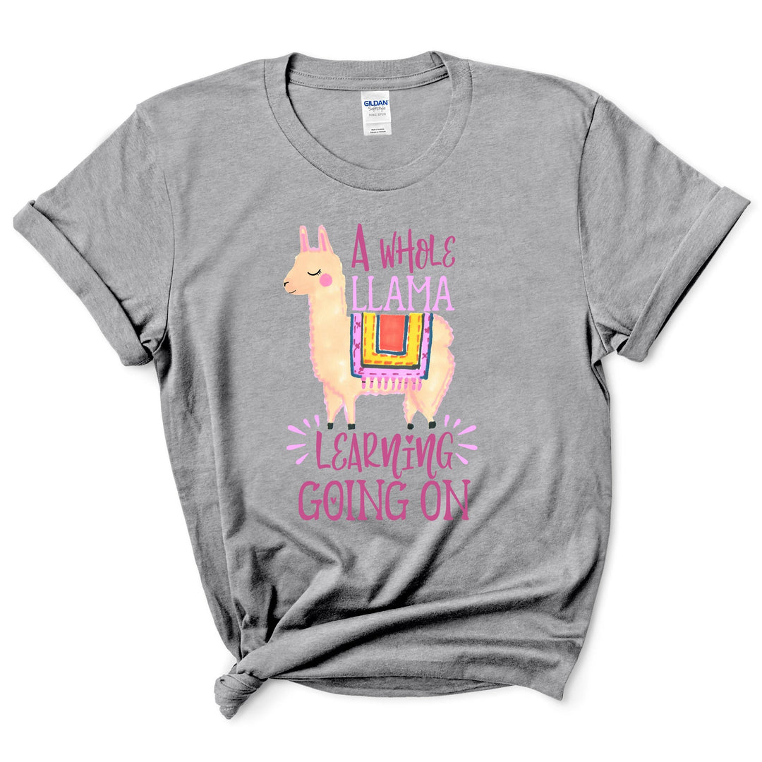 A Whole Llama Goin On Shirt