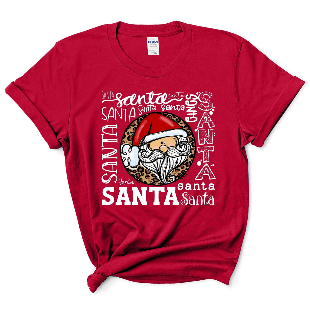 Leopard Santa T-Shirt