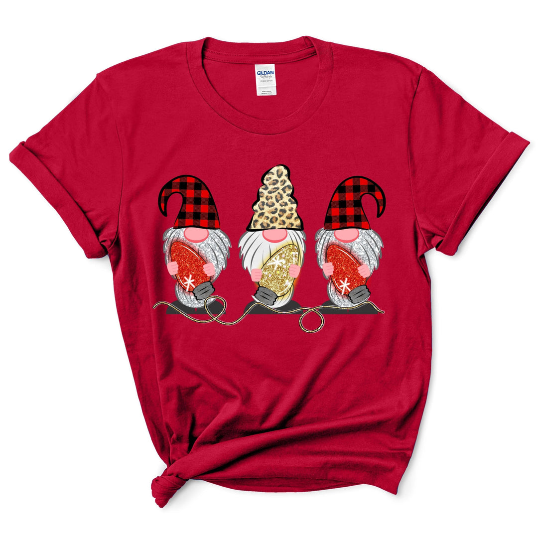 Gnomes with festoon lights