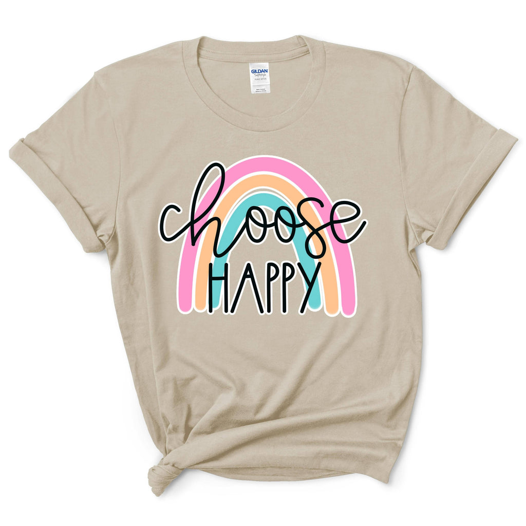Choose Happy Rainbow Shirt