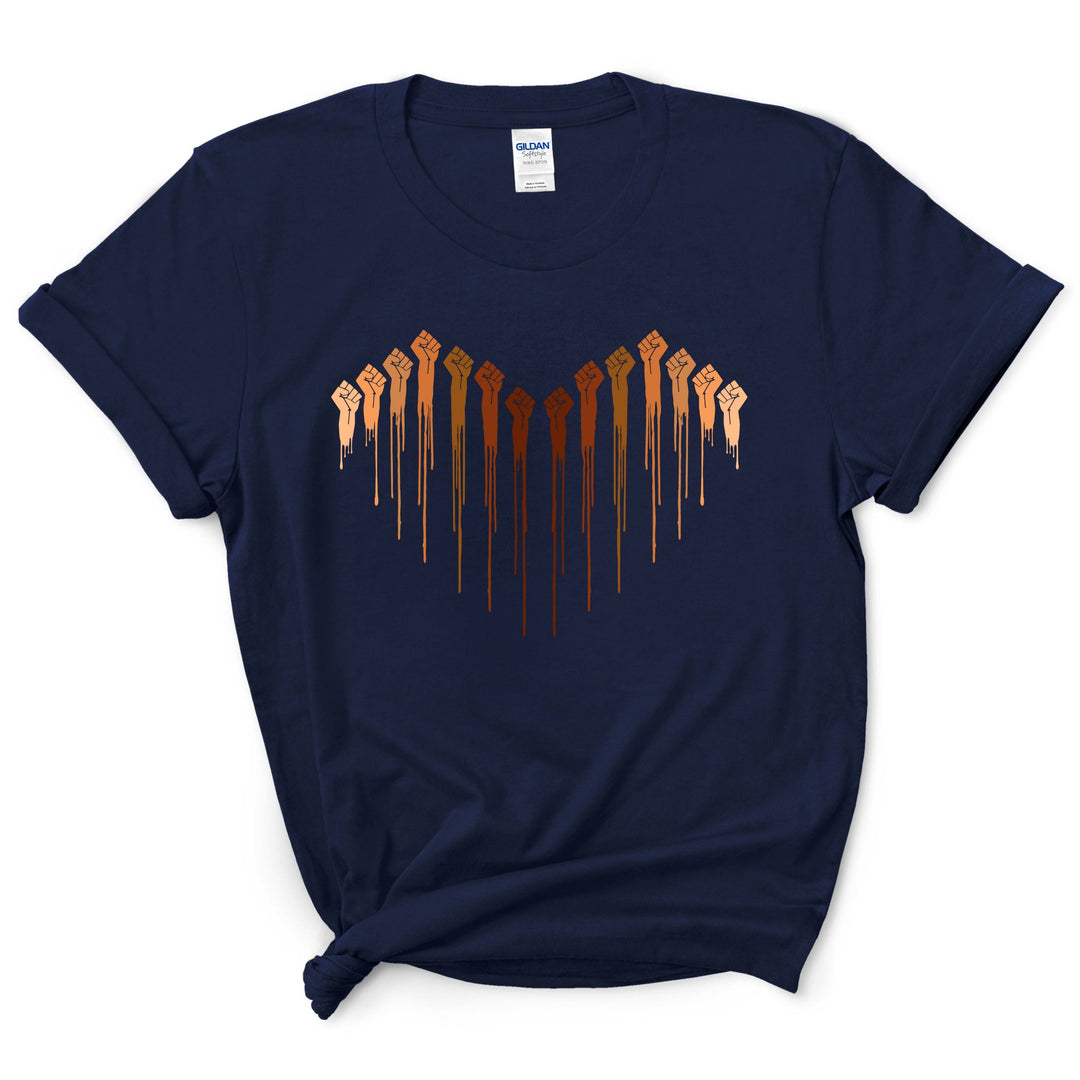 Raised Fist Heart Shirt