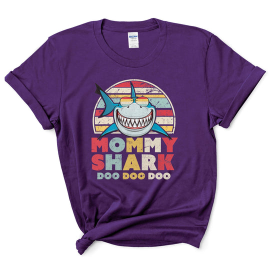 Vintage Mommy Shark Shirt