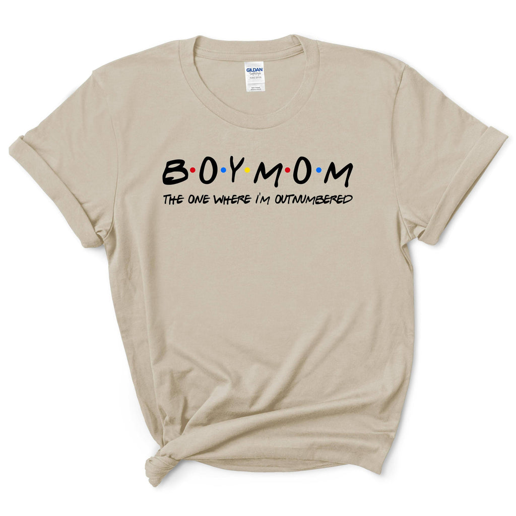 Boymom The One Where I'm Outnumbered Shirt