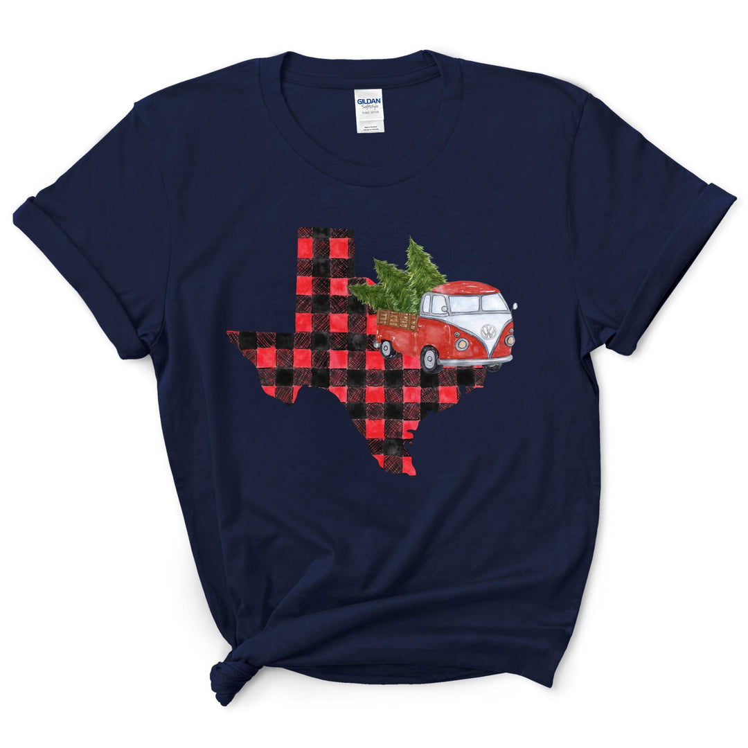 Christmas Plaid States Shirts