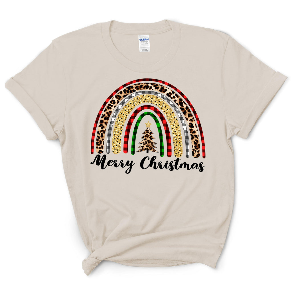 Leopard Christmas Rainbow