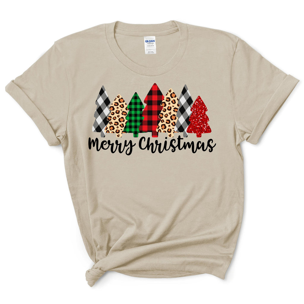 Leopard Christmas Tree Shirt
