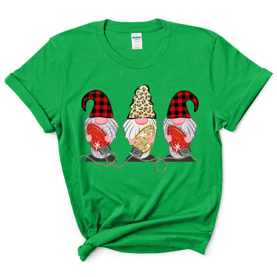 Gnomes with festoon lights