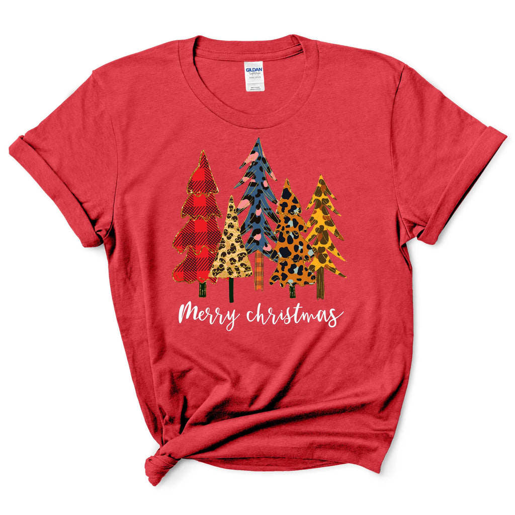 Merry Christmas Leopard Trees