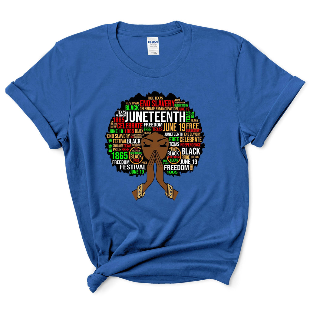 Juneteenth Black Woman 1865 Shirt