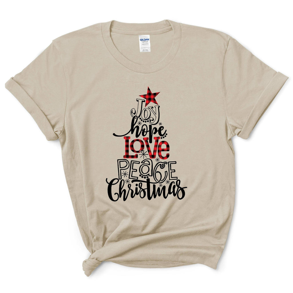 Joy Hope Love Peace Christmas Shirt