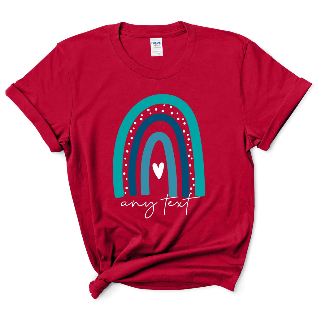 Boho Blue Rainbow Shirt