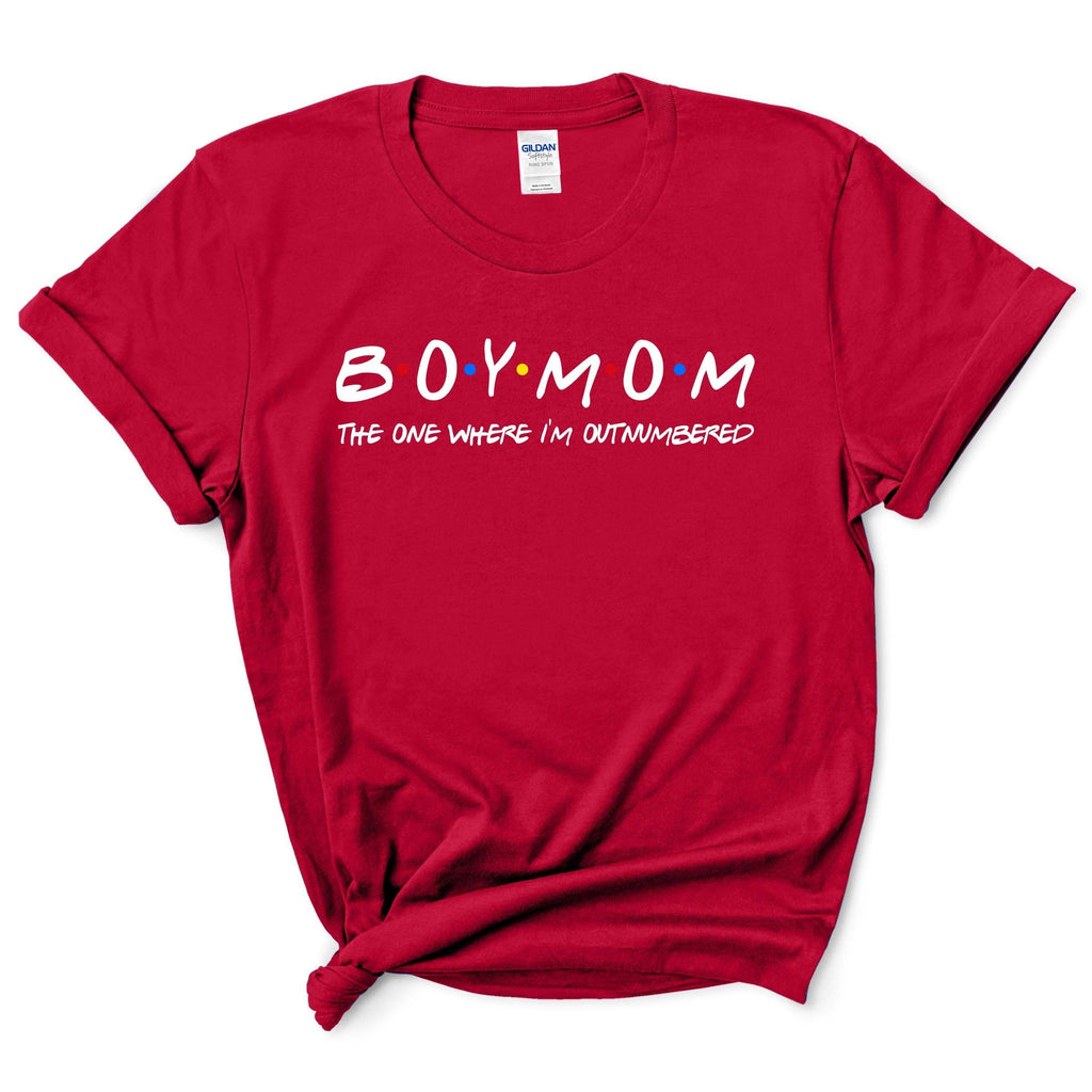 Boymom The One Where I'm Outnumbered Shirt
