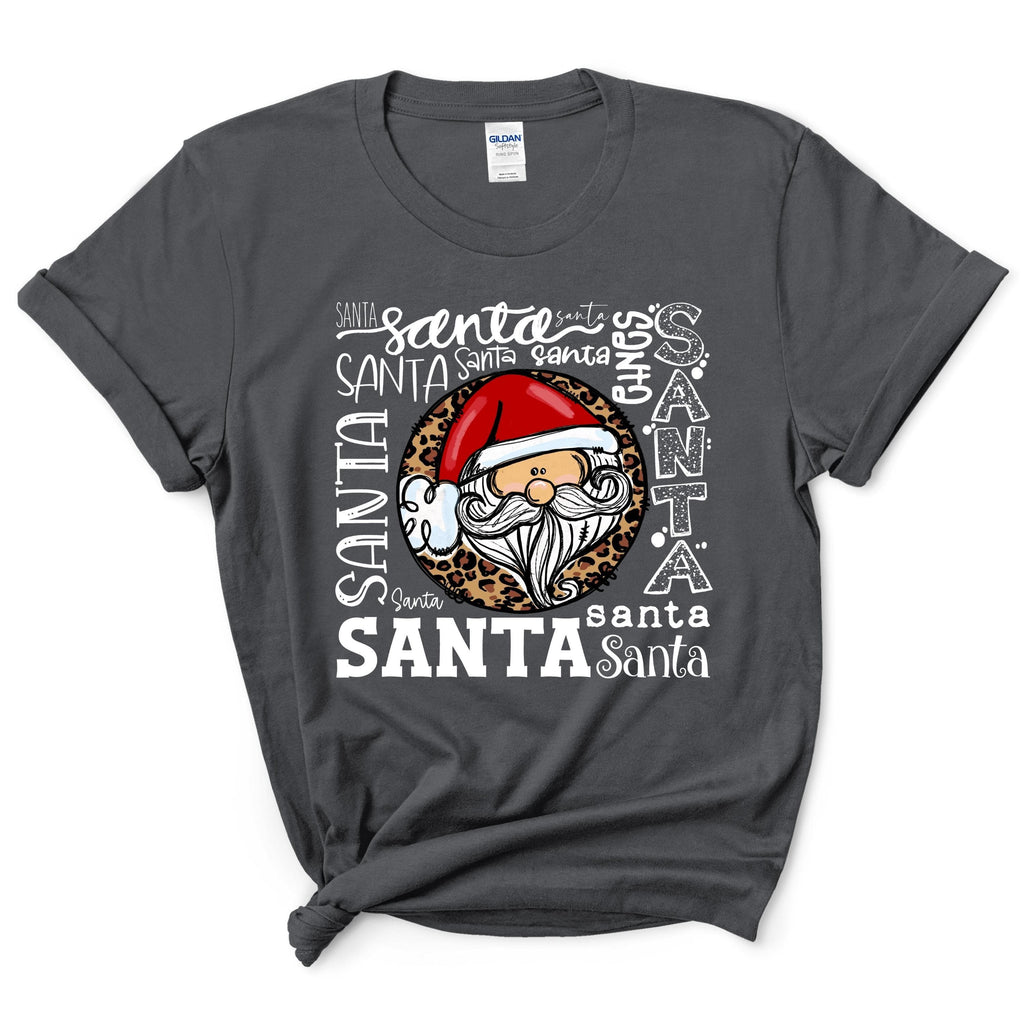 Leopard Santa T-Shirt