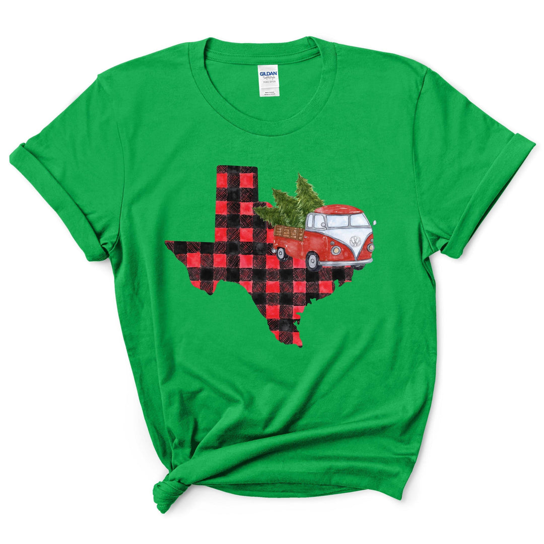 Christmas Plaid States Shirts