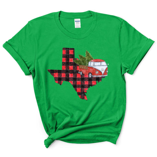 Christmas Plaid States Shirts