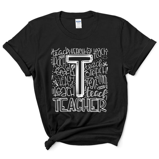 Teacher Typography Shirt