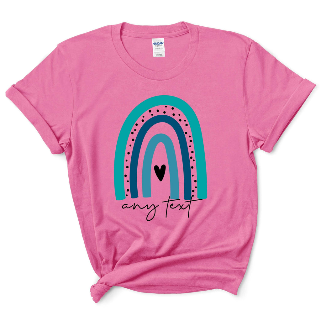 Boho Blue Rainbow Shirt