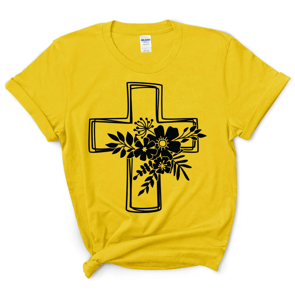 Floral Cross Shirt