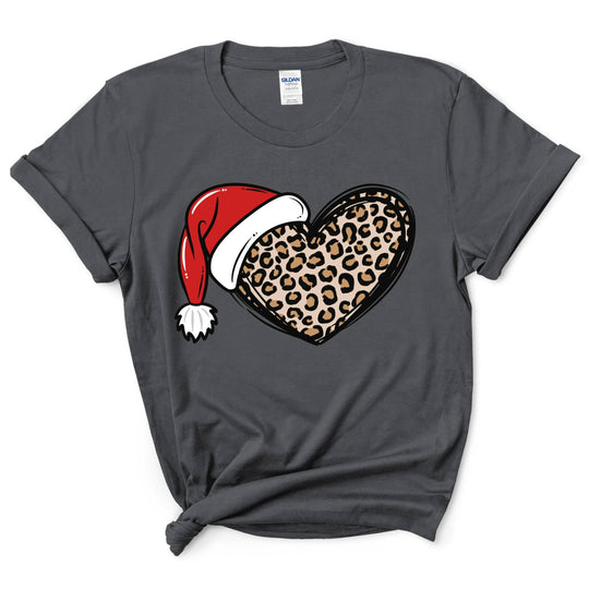 Christmas Cheetah Heart Shirt