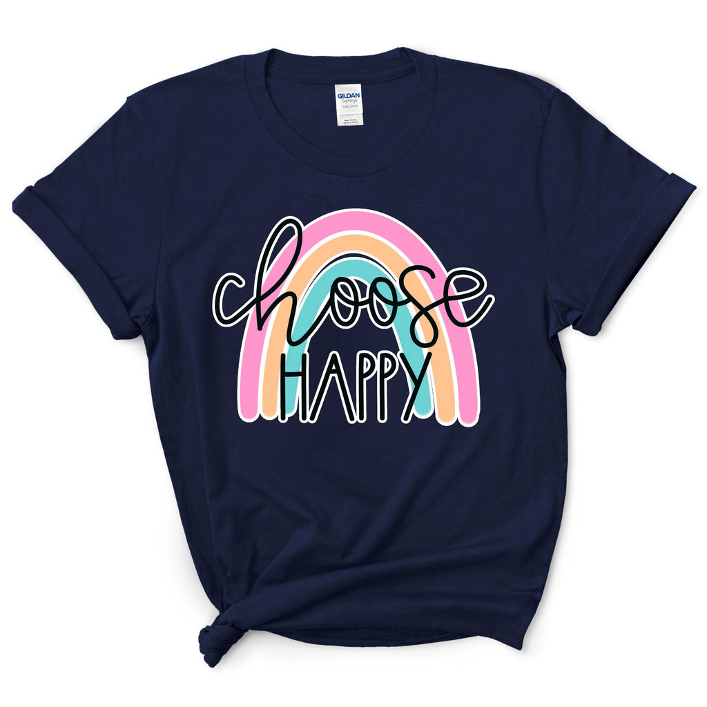 Choose Happy Rainbow Shirt